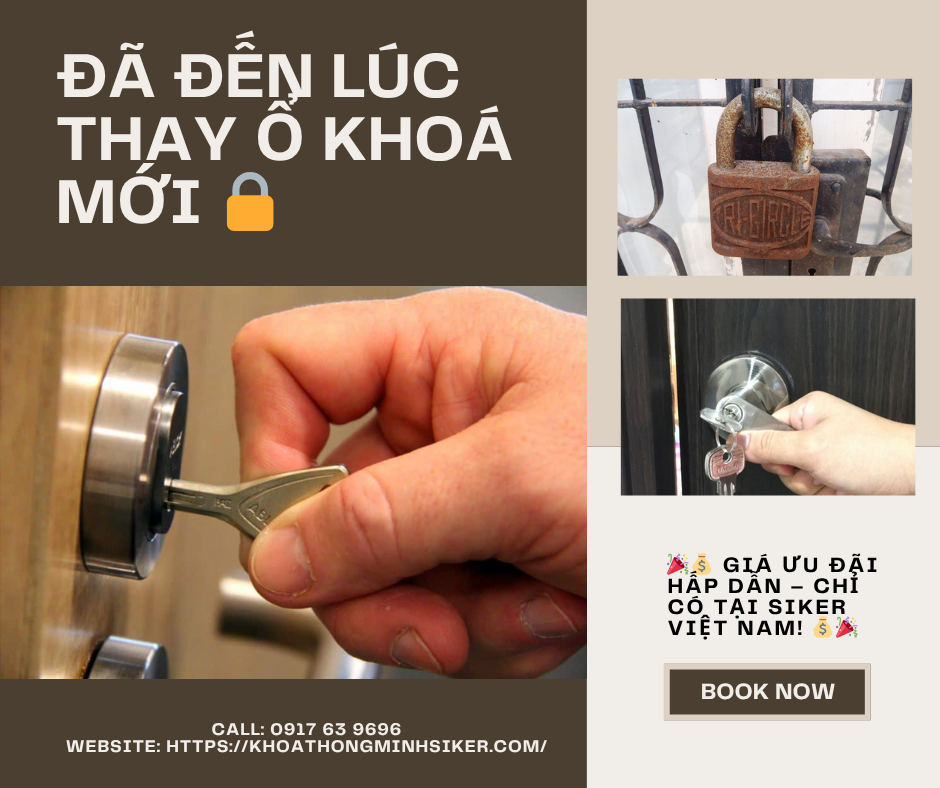 Dấu Hiệu Cho Thấy Đã Đến Lúc Bạn Nên Thay Khóa Điện Tử Mới / Khoá Thông Minh Chính Hãng Siker Việt Nam